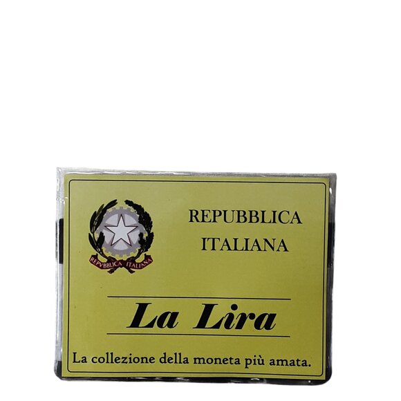 Italian Lira Coin Collection Set In Display Case With Historical Coins 1950s-199 - Picture 4 of 4